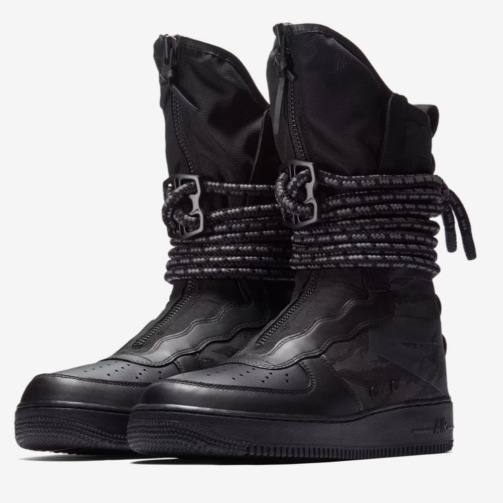 Nike Black High-Top Athletic Shoes